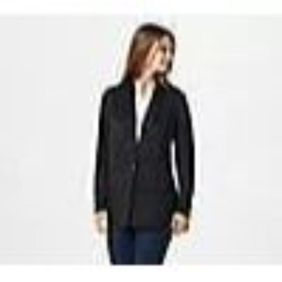 Belle by Kim Gravel Black Knit Blazer – 1X - Picture 2 of 6